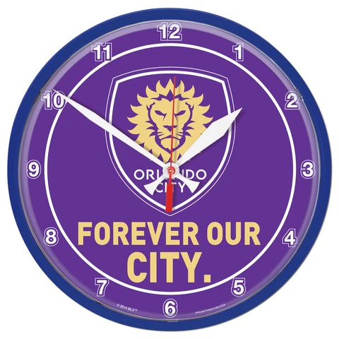 WinCraft Orlando City SC 12.75" Round Wall Clock Cover