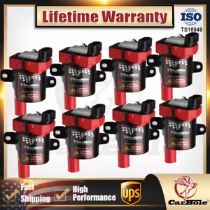 For Chevy Silverado 8 Ignition Coils 1500 2500 GMC LS 5.3/6.0L/4.8L UF262 D585 - Picture 1 of 15