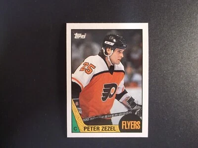 1987-88 Topps Hockey Peter Zezel Card # 71 - Image 1 of 2