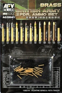 JUEGO DE MUNICIÓN (LATÓN) AFV Club 1/35 EJÉRCITO BRITÁNICO AG35041 - Imagen 1 de 1