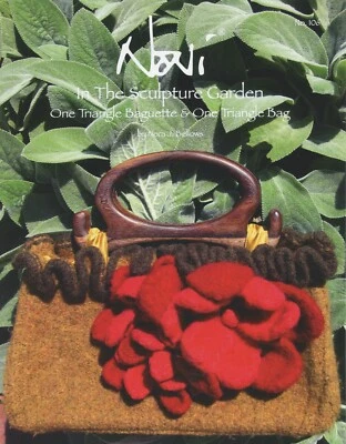 Noni Knitting Felting Pattern 106 Sculoture Garden: 2 Triangle Bags Pattern Only - Image 1 of 4