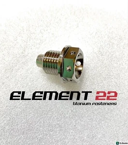 M12X1.5MM DUCATI 1098 ALL MODELS MAGNETIC TITANIUM DRAIN BOLT RACE DRILLED - Picture 1 of 1