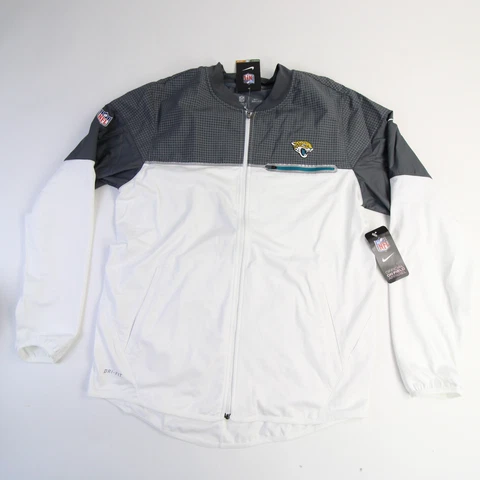 Jacksonville Jaguars Nike NFL On Field Apparel Jacket Men's Used Cover