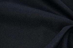 Navy Blue Twill Fabric Dark Blue by m Clothing Suiting Trousers Jackets - Picture 1 of 8