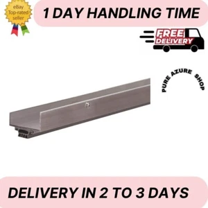 Silver Aluminum U-shape Screw-on Under Door Seal | Building Vinyl By Md 36 In. - Picture 1 of 5