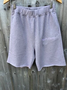 Aries No Problemo Sweatshirt Shorts Casual Lilac Logo Designer Men's Jersey Pant - Picture 1 of 7