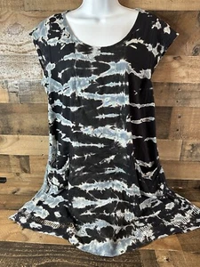 Mind Set by XCVI Linen Dress - Tie Dye - Women Size L - Picture 1 of 8