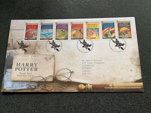 Harry Potter First Day Cover Stamps 2007 Royal Mail Edinburgh - Picture 1 of 5
