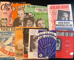 Lote de 12 folletos de partituras de piano vintage populares de los años 40 y 50, buenos - Imagen 1 de 24