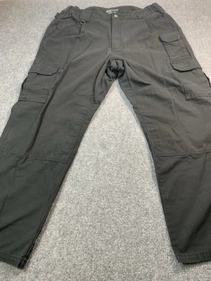 Pantalones tácticos 5.11 para hombre 38x30 negros pierna recta bolsillos de carga al aire libre Foto 1 de 4