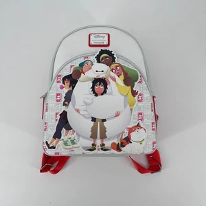 Loungefly Big Hero 6 10th Anniversary Baymax & Friends Mini Backpack - Picture 1 of 8