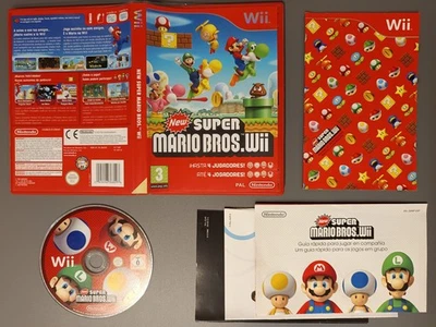 New Super Mario Bros. | Exclusivo Nintendo Wii | PAL España ES | Completo - Imagen 1 de 4