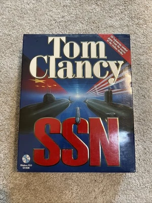 1 Big Box PC: Tom Clancy SSN 95 CD-ROM Video Game Set Complete New In Box Sealed - Image 1 of 4