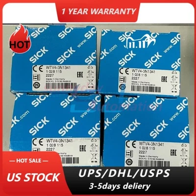 Brand new SICK WTV4-3N1341 1028115 Optical Switch WTV4-3N1341 - Image 1 of 4