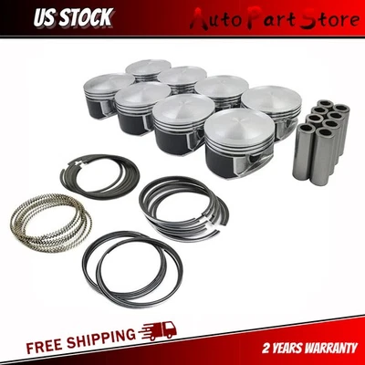 For 2003-2007 Dodge Ram Chrysler Jeep 5.7L V8 OHV Pistons & Rings Set 99.50mm - Image 1 of 4