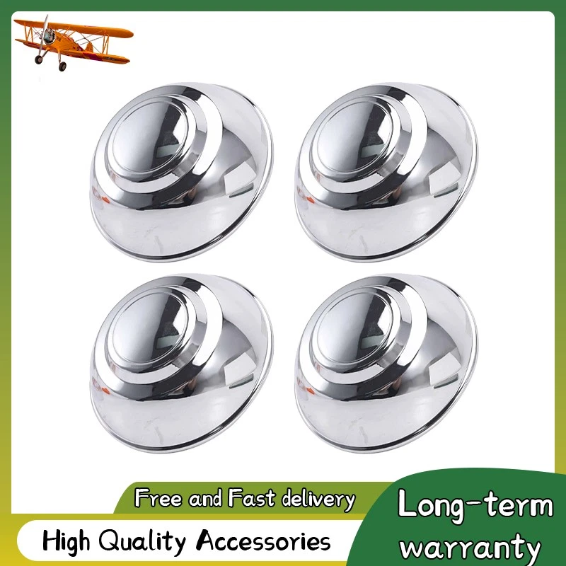 4×Chrome Center Wheel Cover Cap For 06-23 Chrysler 300 Dodge Charger - Image 1 of 4