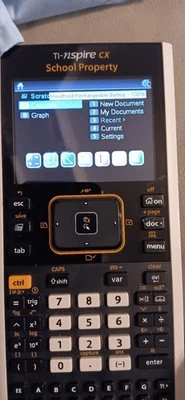 Texas Instruments TI-Nspire CX Graphing Calculator - Image 1 of 4