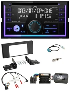 JVC Lenkrad USB 2DIN DAB Bluetooth CD Autoradio für Land Rover Range Rover Vogue - Bild 1 von 11