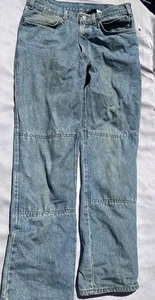 Jeans Draggin Vintage Uomo 32x30 Moto Foderato in Kevlar Made in USA - Foto 1 di 10