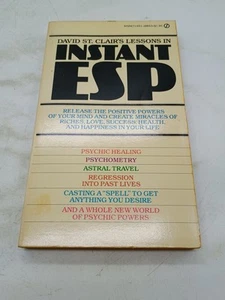 David St. Clair's Lessons in Instant ESP 1979 PB - Bild 1 von 14