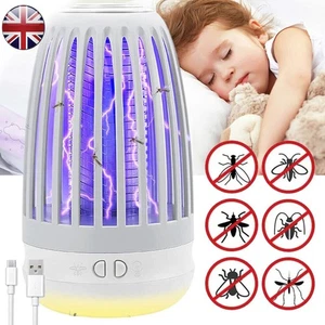 Electric Mosquito Killer Lamp Fly Bug Insect Repellent Zapper UV Light Trap UK - Picture 1 of 15
