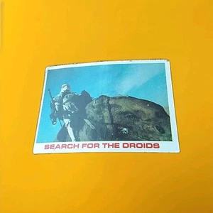 1981 BURGER KING STAR WARS TRADING CARD SEARCH FOR THE DROIDS - Picture 1 of 8