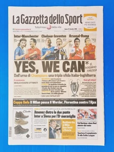 SPORT JOURNAL 20 DECEMBER 2008 INTER-MANCHESTER UNITED-JUVENTUS-ROME - Picture 1 of 1