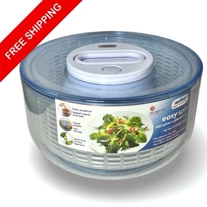 ZYLISS Easy Spin Salatschleuder klar und weiß Zugschnur Stil - Bild 1 von 2