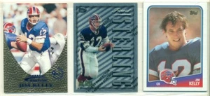 NFL - FOOTBALL INSERT TRADING CARD LOT - JIM KELLY - 3 VERSCHIEDENE KARTEN - Bild 1 von 2