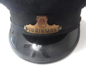 Gorra Pennsylvania Rail Road con insignia Trainman talla 7 1/2 - Imagen 1 de 14
