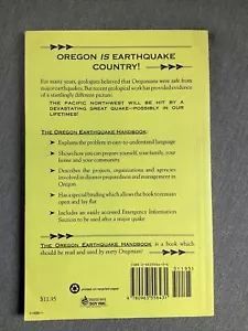The Oregon Earthquake Handbook by Vern Cope. Earthquake Survival! Free Ship - Picture 1 of 4