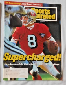 Steve Young San Francisco 49ers - 23. Januar 1995 Sports Illustrated Ex - Bild 1 von 1