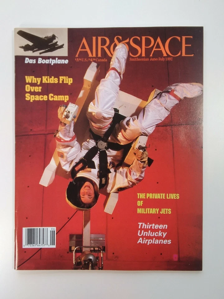 Air & Space Magazine Smithsonian Rare Vtg 1992 Private Military Jets Rolex Ad - Image 1 of 4