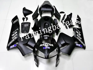 Fit for 2005 2006 CBR600RR REPSOL Matte Black ABS Injection Bodywork Fairing Kit - Foto 1 di 8