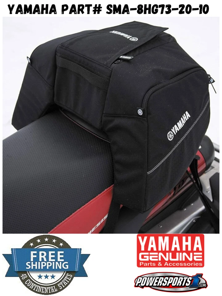 YAMAHA MOTO DE NIEVE APEX VECTOR PHAZER NYTRO COMBINACIÓN BOLSA DE SENDERO EQUIPAJE DE ASIENTO Foto 1 de 3