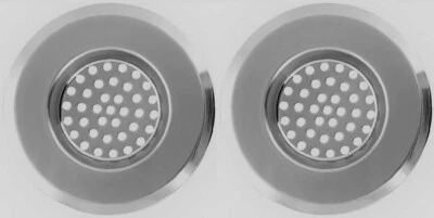 2x Abflusssieb Edelstahl Spülbeckensieb Ablaufsieb Waschbecken Haarsieb Sieb Set - Bild 1 von 3