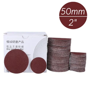 50 mm Sanding Discs Pads Sandpaper 2 inch Orbital Hook and Loop Grit 40-2000 - Picture 1 of 21