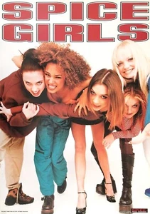Póster de las Spice Girls 1997 mercancía oficial #4 de colección Posh Ginger Baby Scary - Imagen 1 de 9