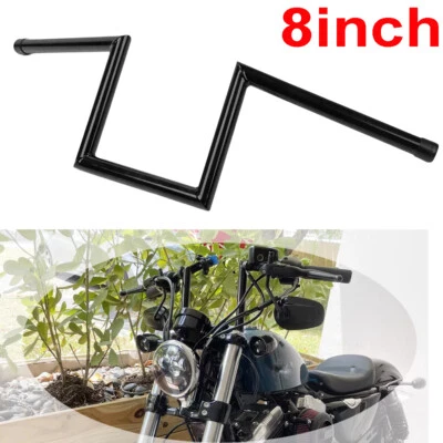 8" Rise 1" Ape Hanger Drag Bar Handlebars For Yamaha Virago 750 920 Vmax 1200 - Image 1 of 4