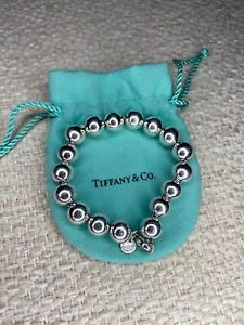 Tiffany&Co. Sterling Silver HardWear Ball Bead Bracelet 7.5" - Picture 1 of 5