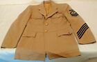 Vintage 1950s Post War USN US Navy Bullion Rank Insignia Korean Era Jacket Tunic