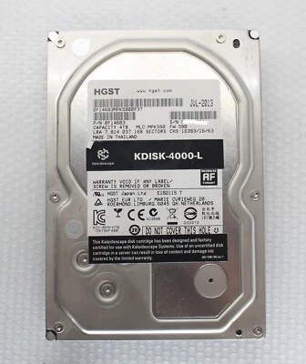 Hitachi 4TB SATA HGST MPK580 HUS724040ALE640 6GB/s 7.2K 0F14683 tested 100% - Image 1 of 4