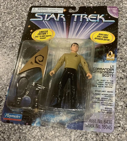 Playmates Star Trek Spencer Gifts Exclusive Lt. Commander Scott-Action Figure Cover