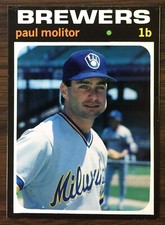 1991 SCD #58 PAUL MOLITOR Baseball Card Pocket Price Guide Monthly E5020306