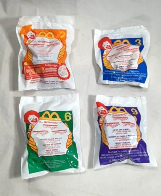 MCDONALDS - 2000 MONSTER CRAZY BONES HAPPY MEAL - TOYS #2 #3 #6 #9 - NEW IN BAG - Image 1 of 4