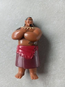 Figura PVC Disney Moana Chief Tui 3" adorno pastel Excelente Estado - Imagen 1 de 3