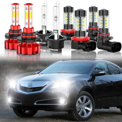 Para Acura ZDX 2010-2013 - Kit de faros delanteros LED HID DRL faros antiniebla Oty 8 Foto 1 de 4