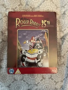 Who Framed Roger Rabbit Steelbook Blu-ray - Zavvi 25th Anniversary New/Sealed - Picture 1 of 2