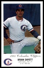 1984 Columbus Clippers Police Brian Dayett (G) Columbus Clippers #NNO