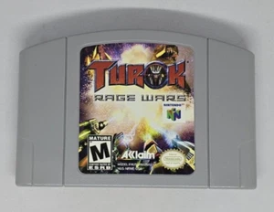 Nintendo 64 N64 ULTRA RARE US NTSC TUROK RAGE WARS IN GREY, PLS READ DESCRIPTION - Picture 1 of 2